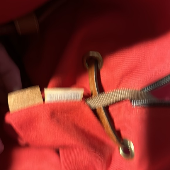 Dooney & Bourke Nylon Large Dome Satchel in Red - Picture 13 of 15